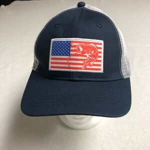 Fishing Hat Mesh Snapback American Flag OSFM